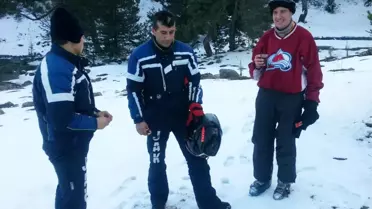 Kartalkaya'da Kaybolan ABD'li Kayakçı Bulundu