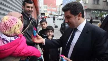 Çocuklardan Başkan Göksu'ya Sevgi Seli