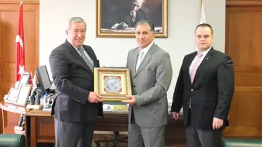 İl Ticaret Müdür Vekili Kurt'tan Mustafa Yardımcı'ya Ziyaret