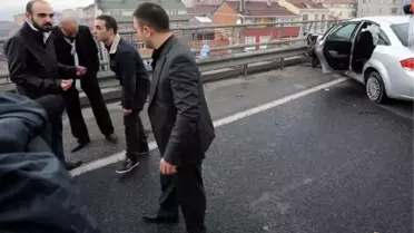 Okmeydanı D-100'deki Kazada 4 Yaralı