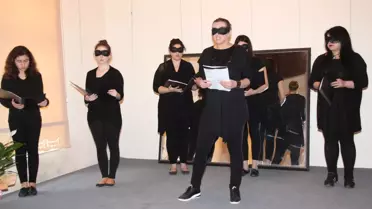 Bergama'da Dünya Tiyatrolar Günü Kutlandı