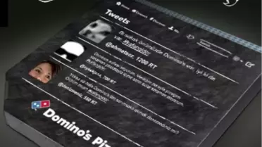Domino's'dan Tweet'li Pizza Kutusu