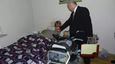 Engellileri Evlerinde Ziyaret Ettiler