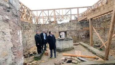 Karahasan, Saray Hamamını İnceledi