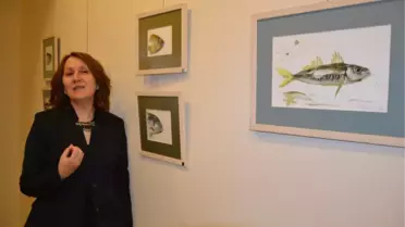 Tuvale Yansıyan Balık ve Çiçek Sergisi
