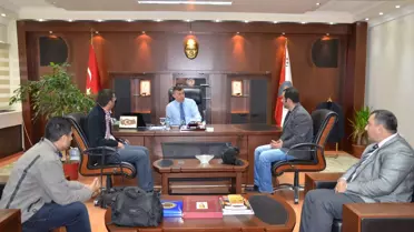 Serhat Ardahan Gazeteciler Derneği Üyeleri Emniyet Müdürü'nü Ziyaret Etti
