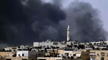 Halep'e Füze Yağdı