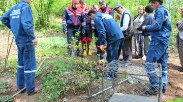 Kdz. Ereğli İtfaiyesinden Domuz Kurtarma Operasyonu