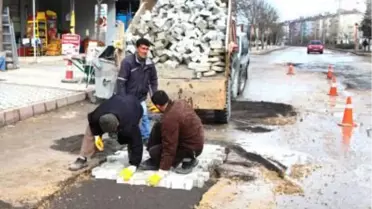 Elazığ'da Yol Yapım Çalışmaları