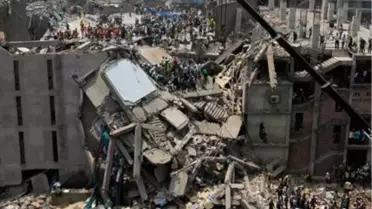 Bangladeş'teki İş Merkezinin Çökmesi