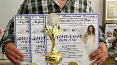 Mersinli Kuaföre Kiev'de Onur Ödülü