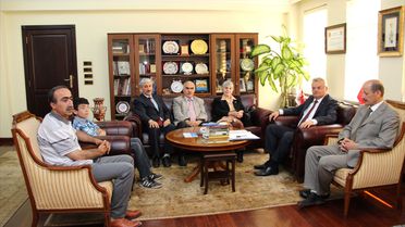 Selma Argon'dan Vali Özcan'a Ziyaret