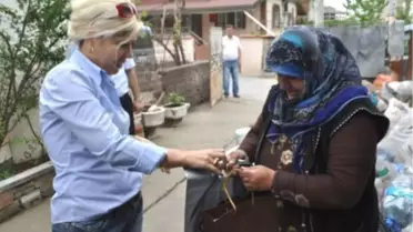 Bafra Kaymakamı Katırcı'nın Eşi Hacer Katırcı, İhtiyaç Sahibi Aileleri Ziyaret Etti