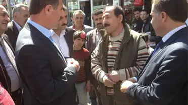 AK Parti Ağrı İl Teşkilatı'ndan Esnaf Ziyareti