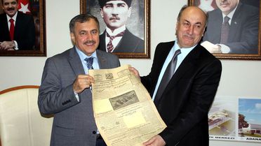 Bakan Eroğlu'na Sürpriz Hediye