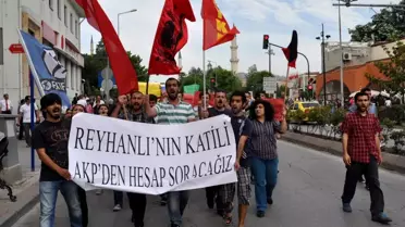 Reyhanlı'daki Olayları Protesto Ettiler