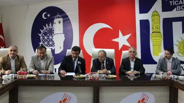 Ak Partili Uslu'dan Çorum Ticaret Borsası'na Ziyaret