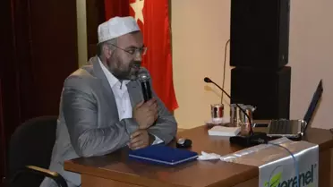 Bursa Müftüsü Ay, Çerkezköy'de Konferansa Katıldı