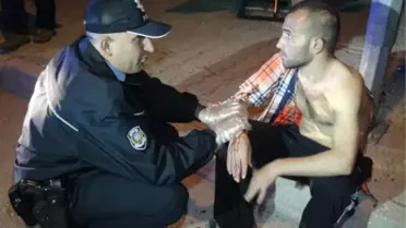 Polis, Hırsızın Yarasına Tampon Yaptı