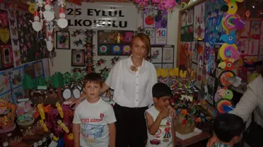 Minik Öğrencilerden Sanat Etkinlikleri Sergisi