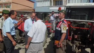 Gördes'te 24 Traktöre Döner Lamba Takıldı