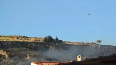 Bergama Akropol'de Yangın Çıktı