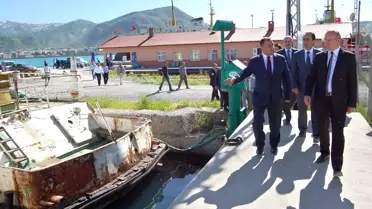 Vali Yurdakul, Feribot İşletmesini Ziyaret Etti