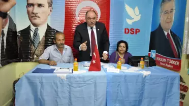 DSP Genel Başkanı Türker Kırıkkale'de