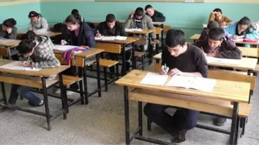 Pasinler'de Sınav Heyecanı