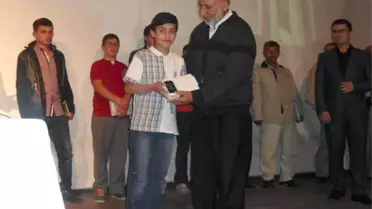 Sorgun'da 'Ufka Yolculuk' Kültür Yarışmasında Dereceye Girenlere Ödülleri Verildi