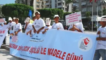 Adana'da 'Dünya Çocuk İşçiliği ile Mücadele Günü' Kutlamaları
