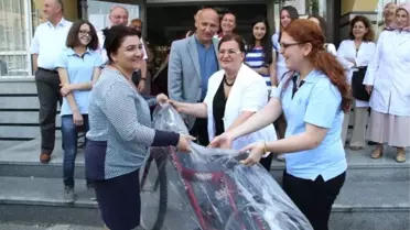 Atık Yağları Getirdiler, Bisikletlerini Aldılar