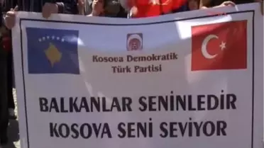 Başbakan Erdoğan'a Makedonya'da Destek Mitingi Düzenlendi