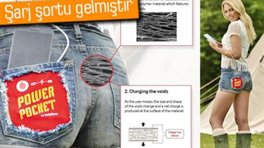 Cep Telefonlarına Giyilebilir Şarj Teknolojisi