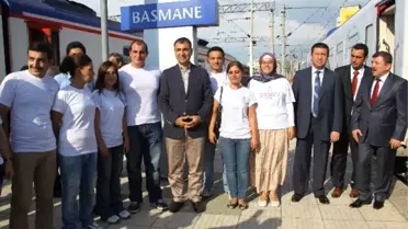 Efeler Gençlik Treni Basmane'den Kalktı