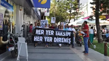 Taksim'e Destek Eylemleri Devam Ediyor