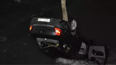 Otomobil Irmağa Uçtu: 2 Çocuk Kayıp