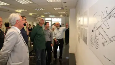 Tarık Ali Galeri Kara'da Behiç Ak Sergisini Gezdi