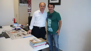 Ünlü Tiyatrocu Veysel Diker Belediyeyi Ziyaret Etti