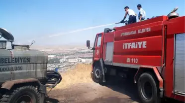 Afyon'da Mesire Alanı Yangını Korkuttu