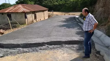Beton Yol Çalışmaları Başladı