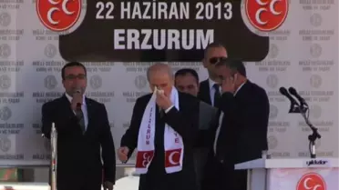MHP'nin Erzurum Mitingi