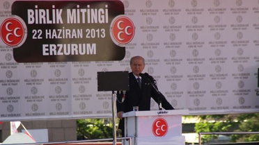 MHP'nin Erzurum Mitingi