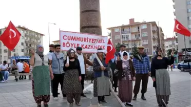 Eskişehir'de Kağnı Arabalı Dik Duruş Eylemi
