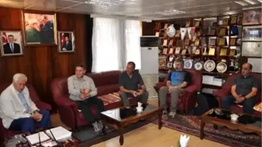 Dağcılardan Başkan Dede'ye Ziyaret