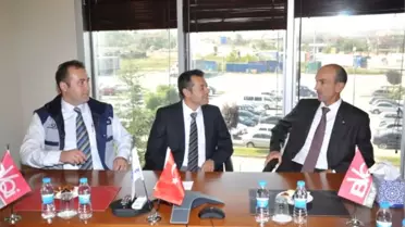 Düzce Tso Başkanı Büyük'ten Standard Profile Veda Ziyareti