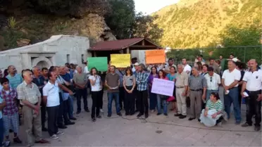 Tunceli'de Gole Çetu Protestosu