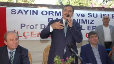 Bakan Eroğlu, Havadan Orman Sahalarını İnceledi