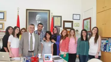 Stajer Öğrencilerden Büyükşehire Teşekkür Ziyareti