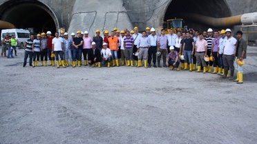 Taçder, Ilgaz Tünelinde İncelemelerde Bulundu